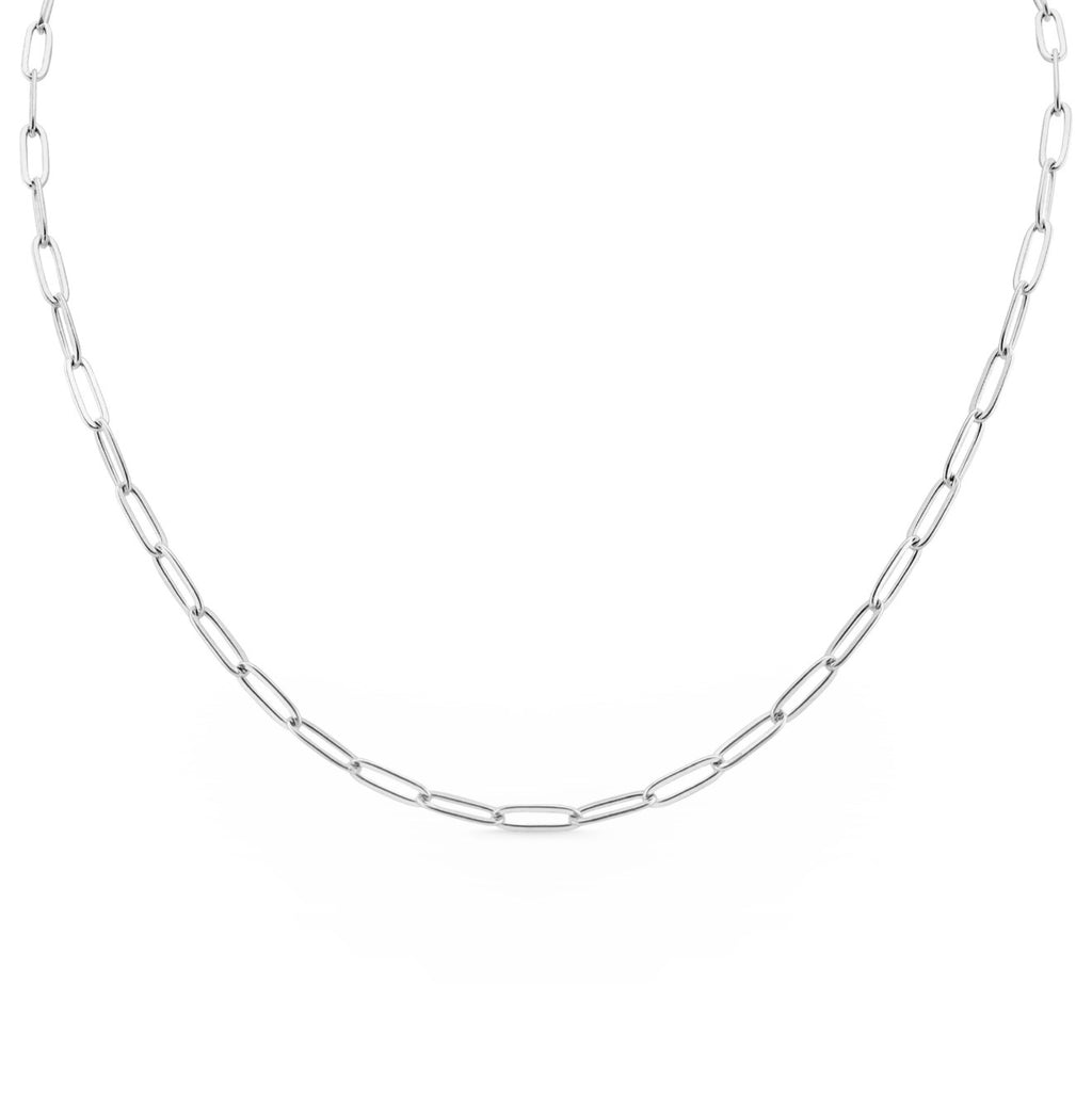 Thin Paperclip Necklace