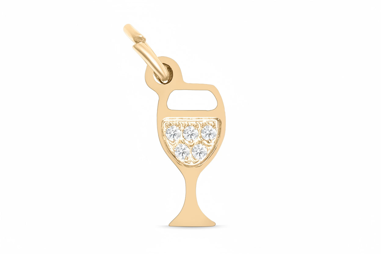 Wine Glass Charm