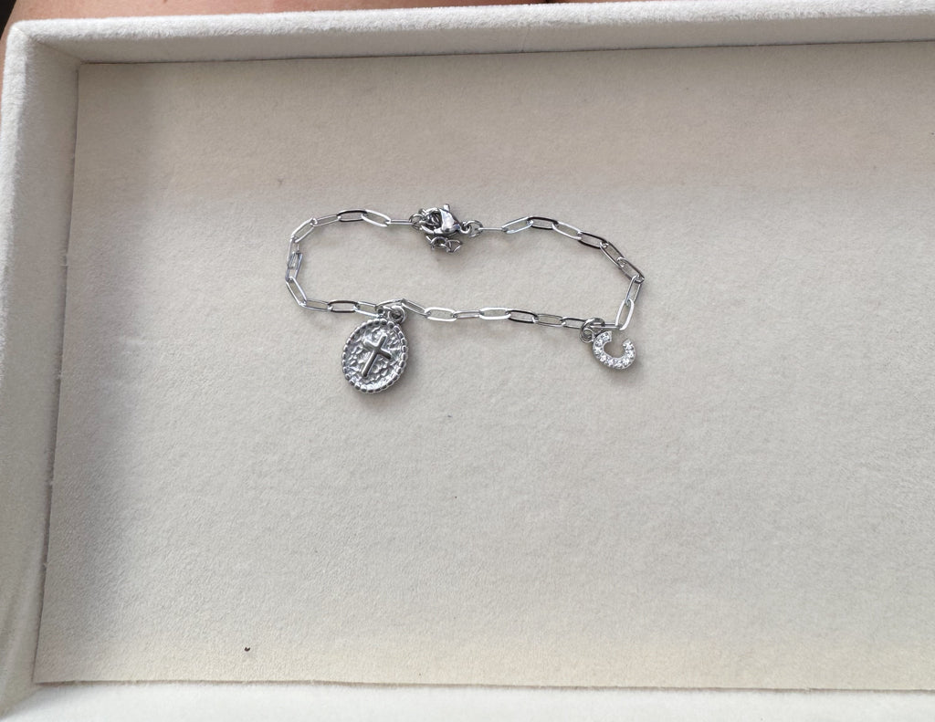 Thin Paperclip Bracelet