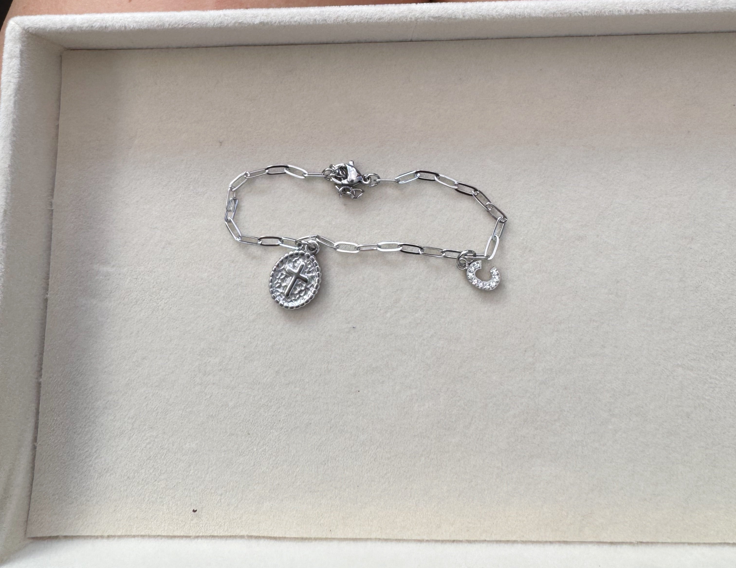 Thin Paperclip Bracelet