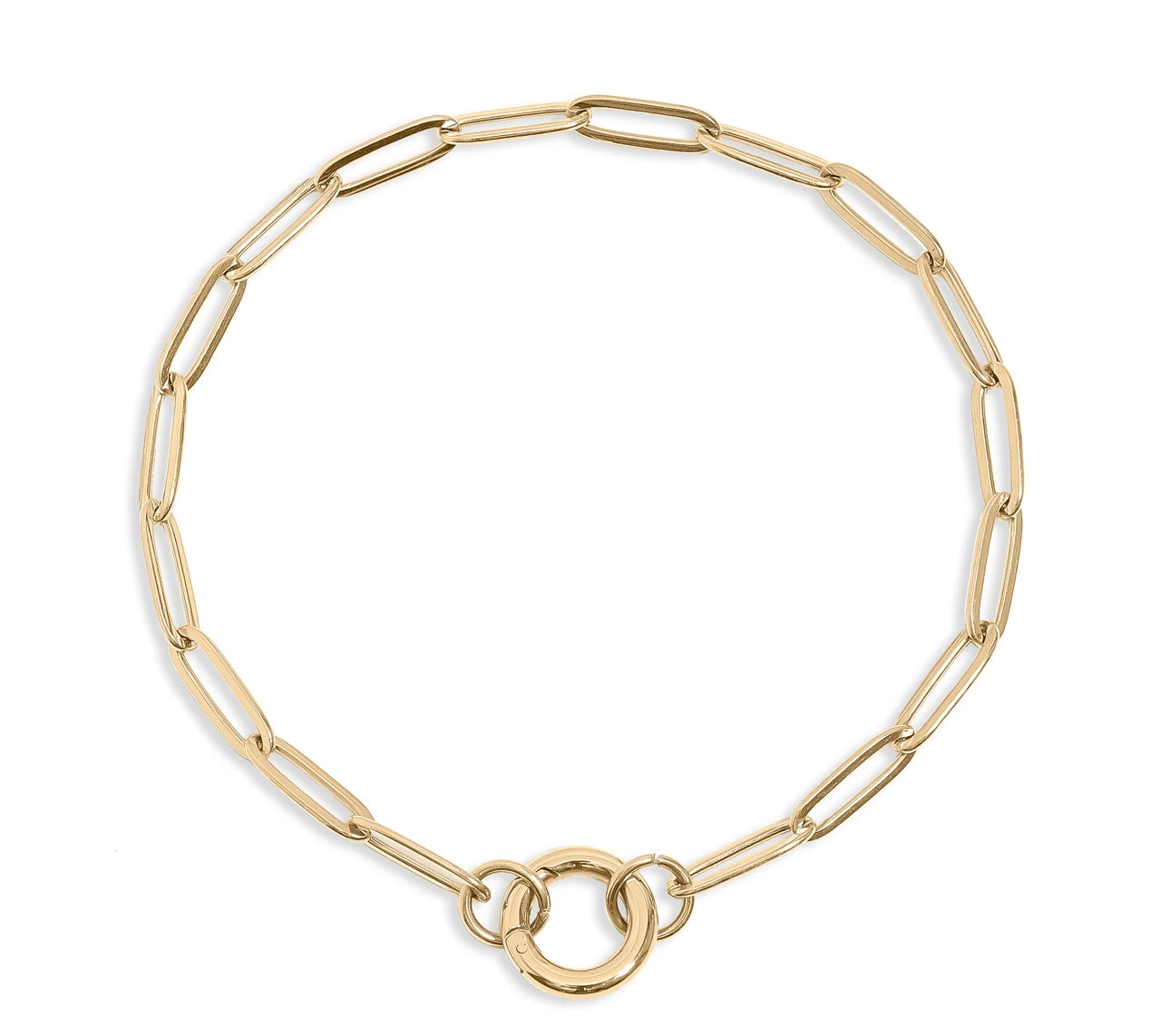 Paperclip Halo Bracelet