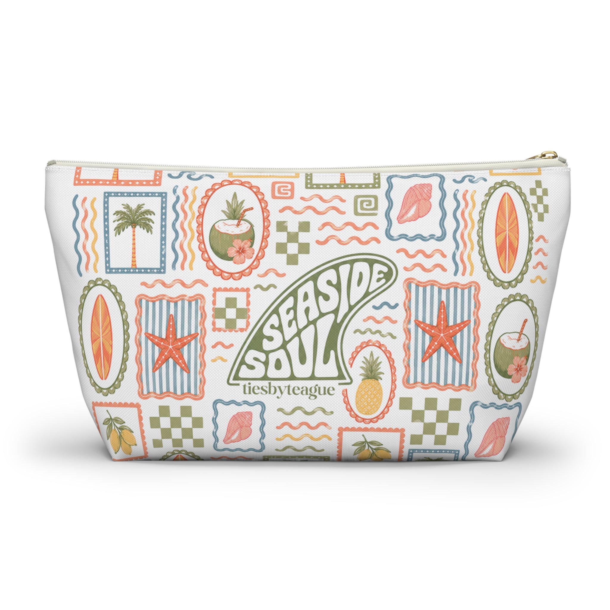 Coastal Charm Collage Bag