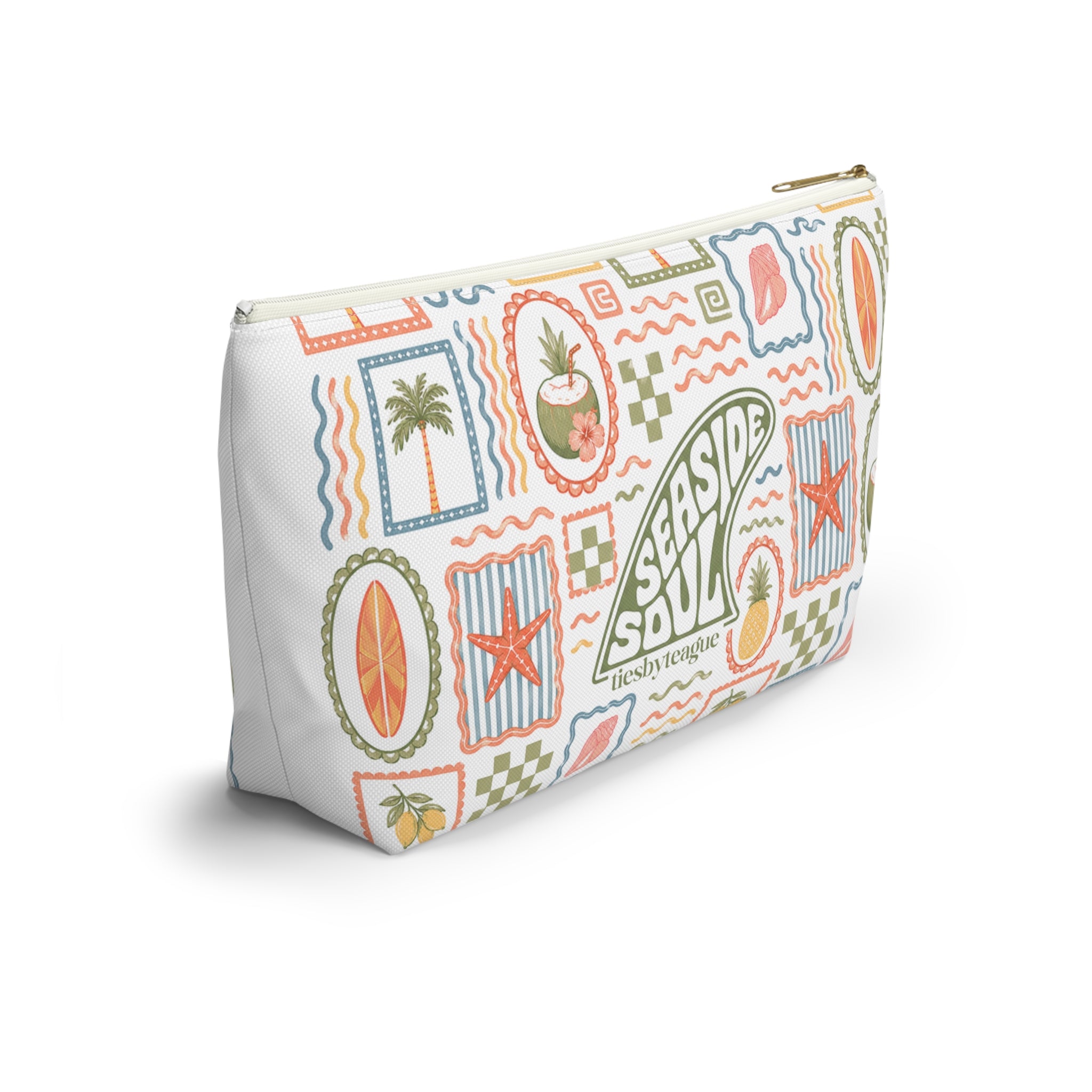 Coastal Charm Collage Bag