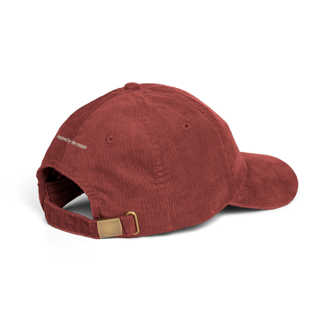 Embroidered Surfer Corduroy Cap
