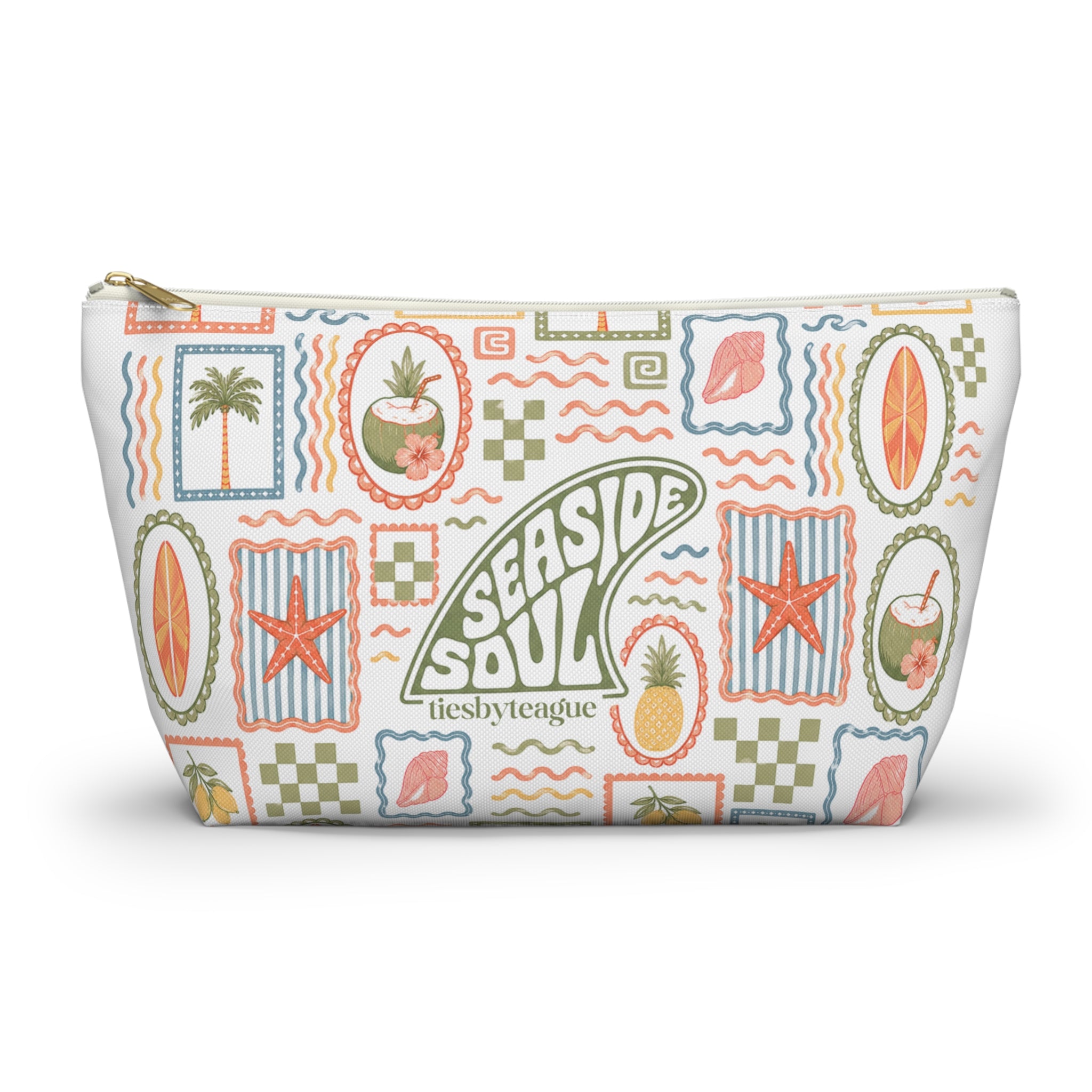 Coastal Charm Collage Bag