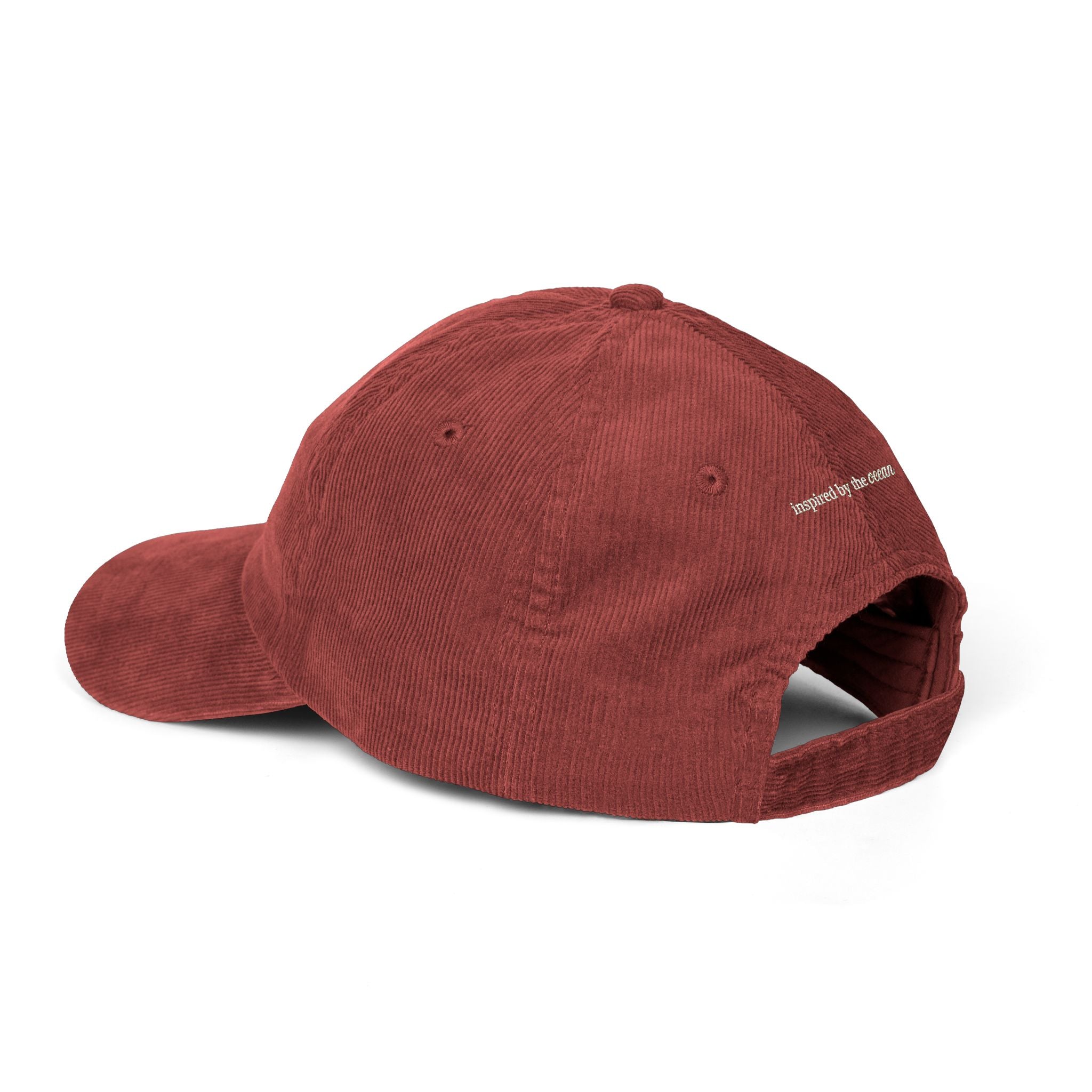 Embroidered Surfer Corduroy Cap
