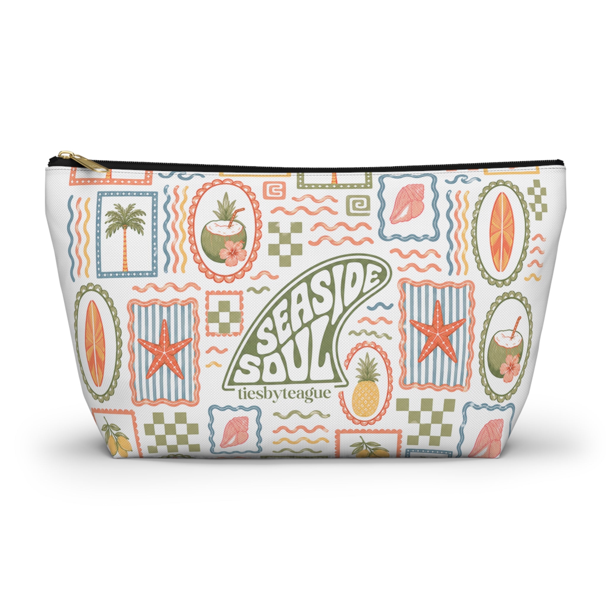 Coastal Charm Collage Bag