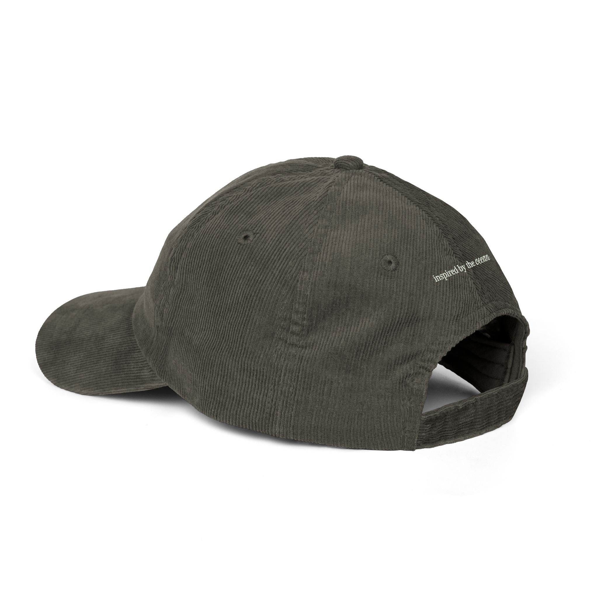 Embroidered Surfer Corduroy Cap