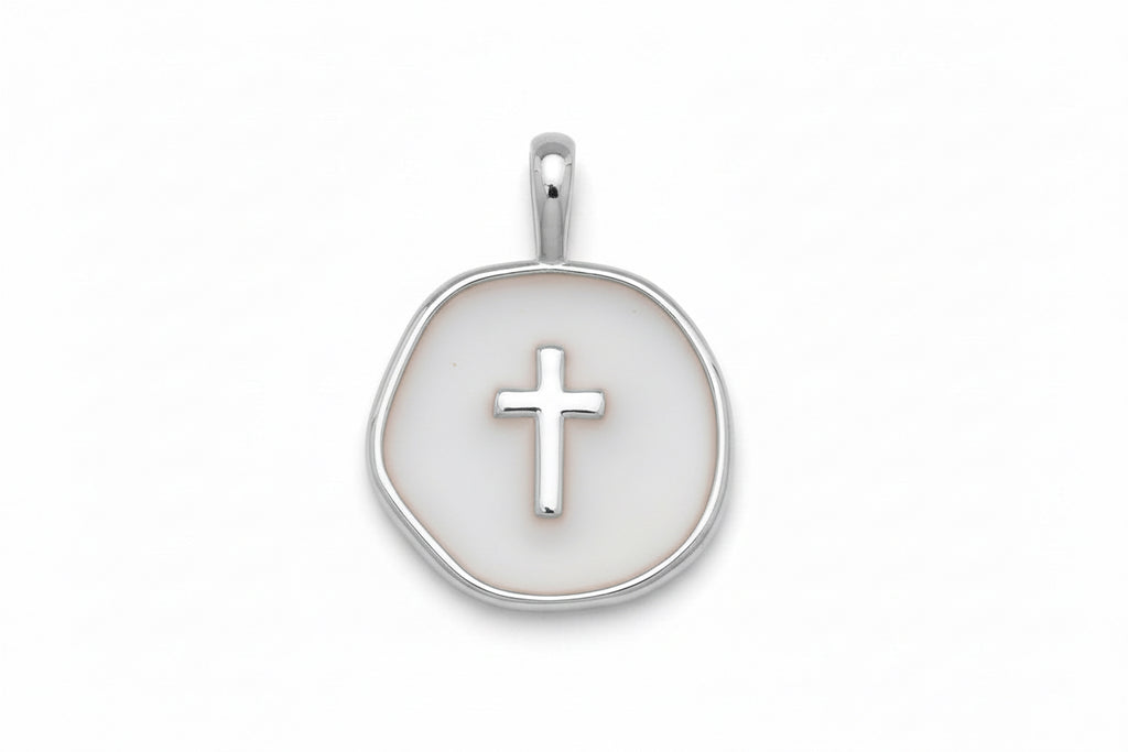 Cross Epoxy Charm