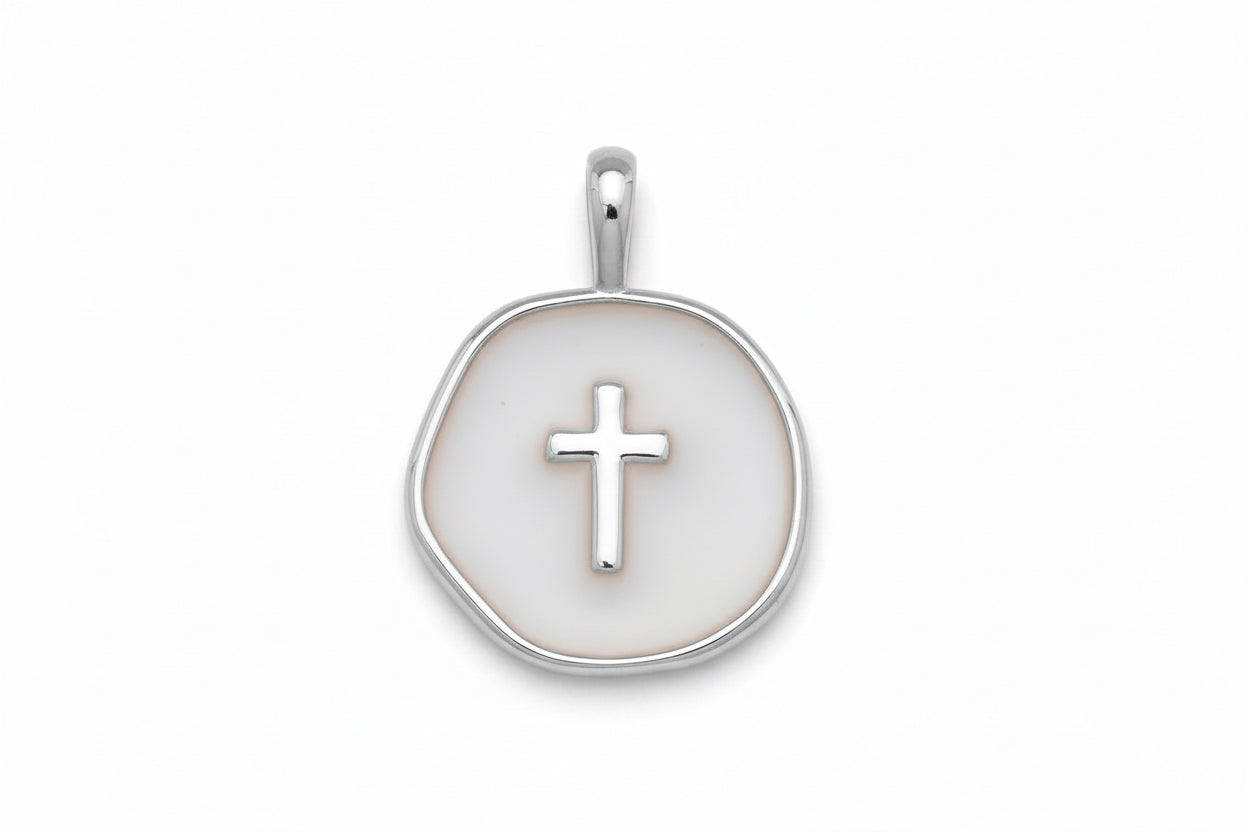 Cross Epoxy Charm