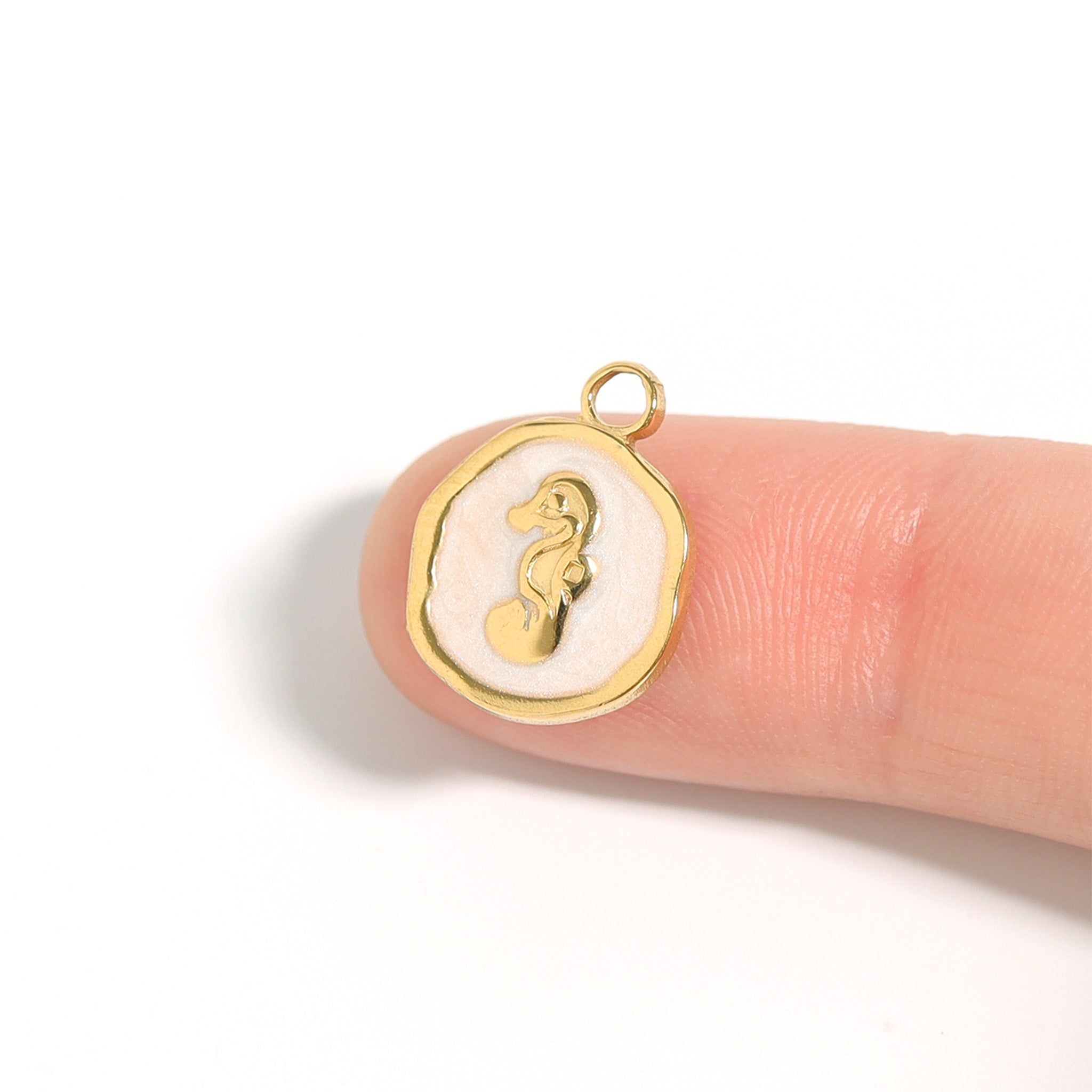 Seahorse Epoxy Charm