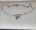 Teal Heart Charm