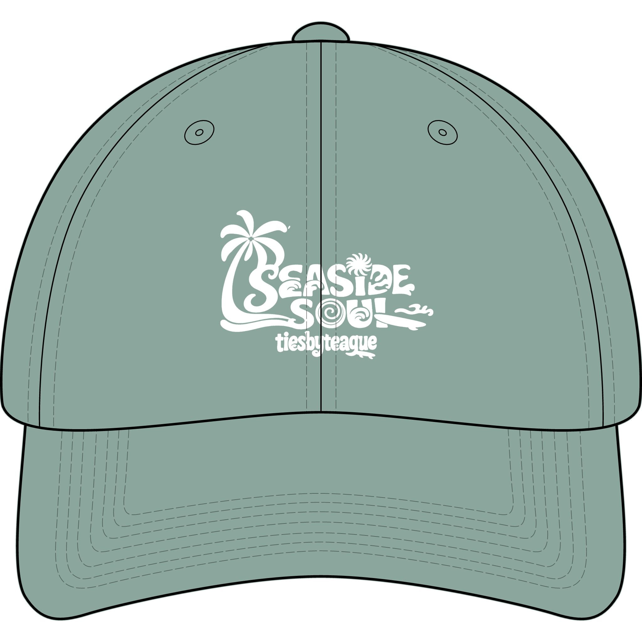 Embroidered Seaside Drift Hat