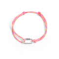 Pink Link Clip Bracelet