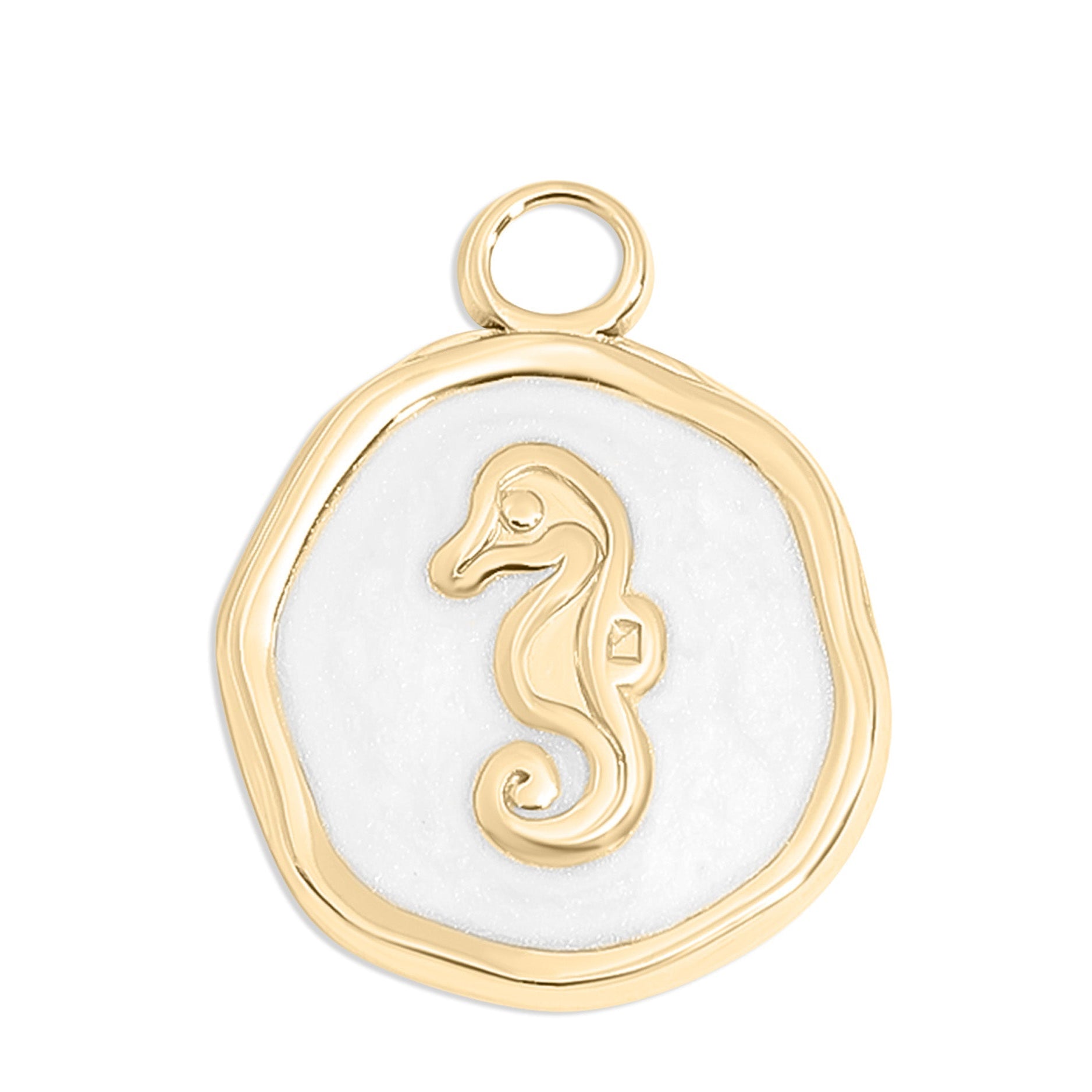 Seahorse Epoxy Charm