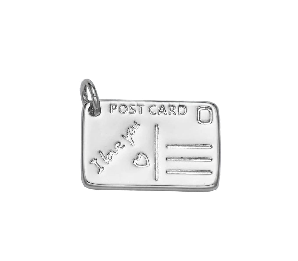 I Love You Postcard Charm