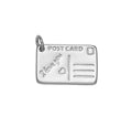 I Love You Postcard Charm