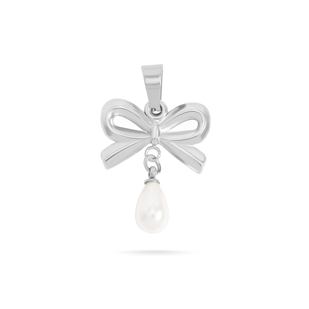 Pearl Bow Charm