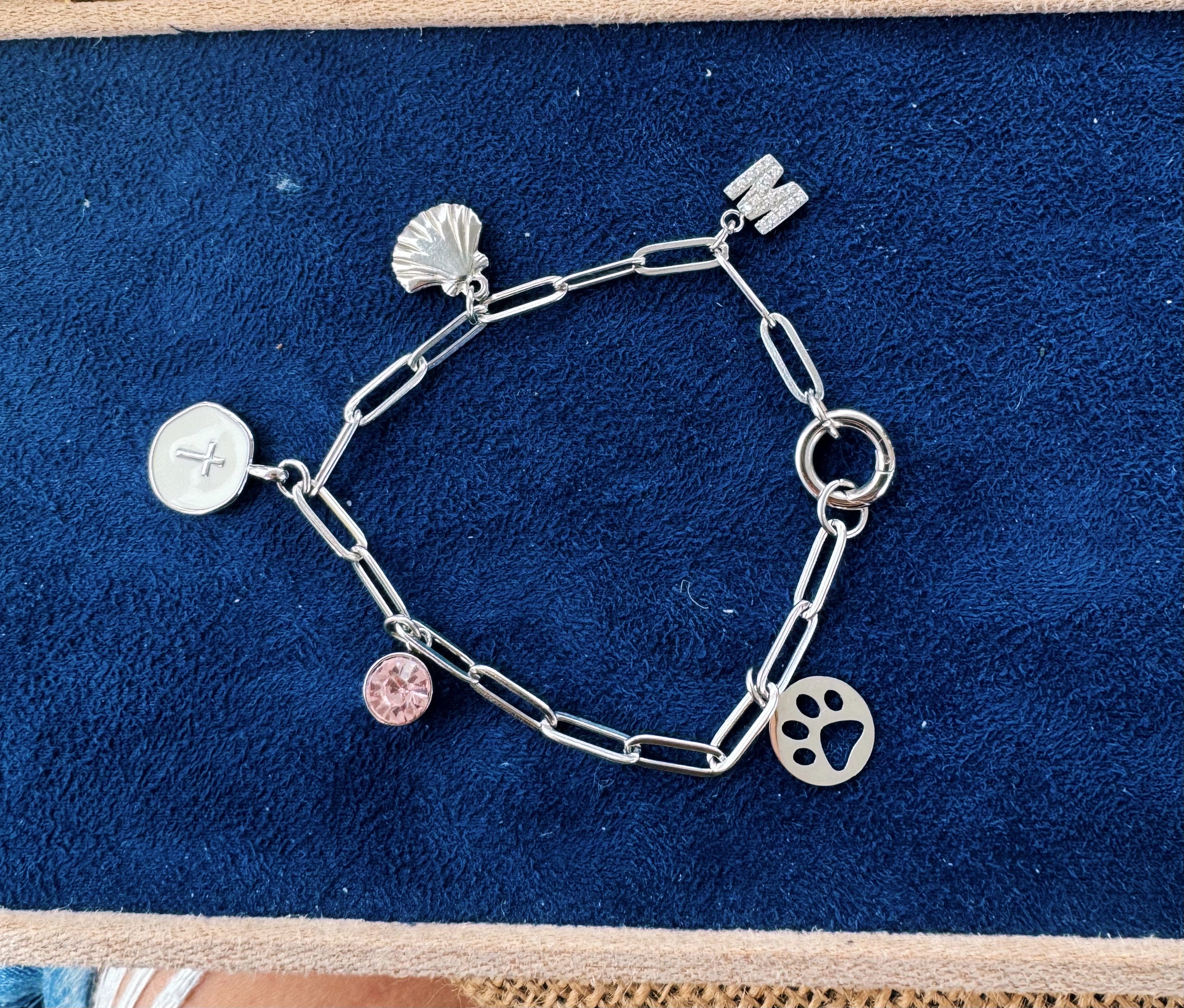 Paperclip Halo Bracelet