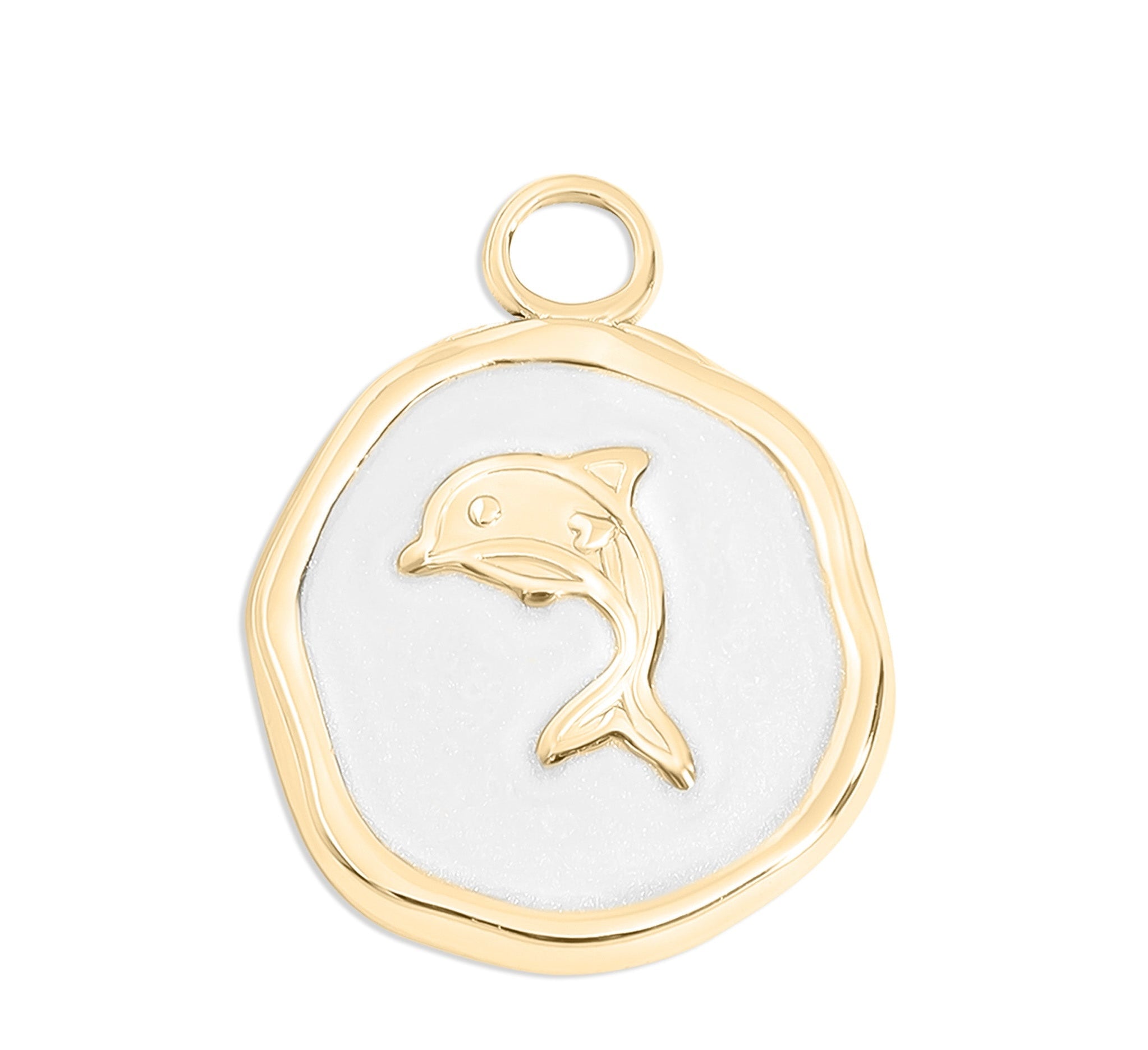 Dolphin Epoxy Charm