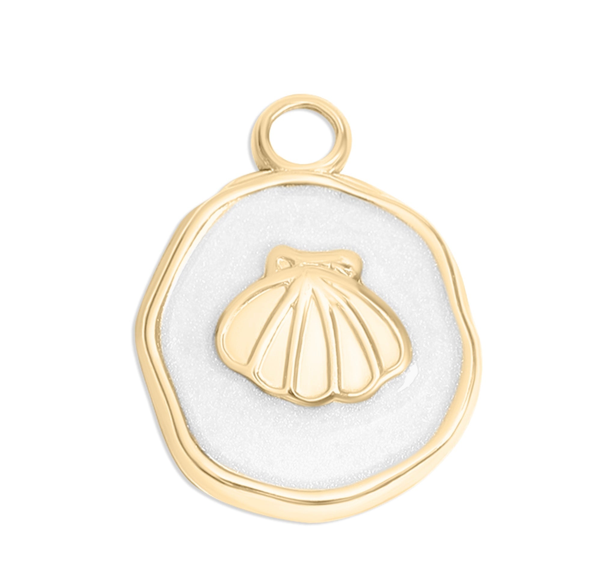 Seashell Epoxy Charm