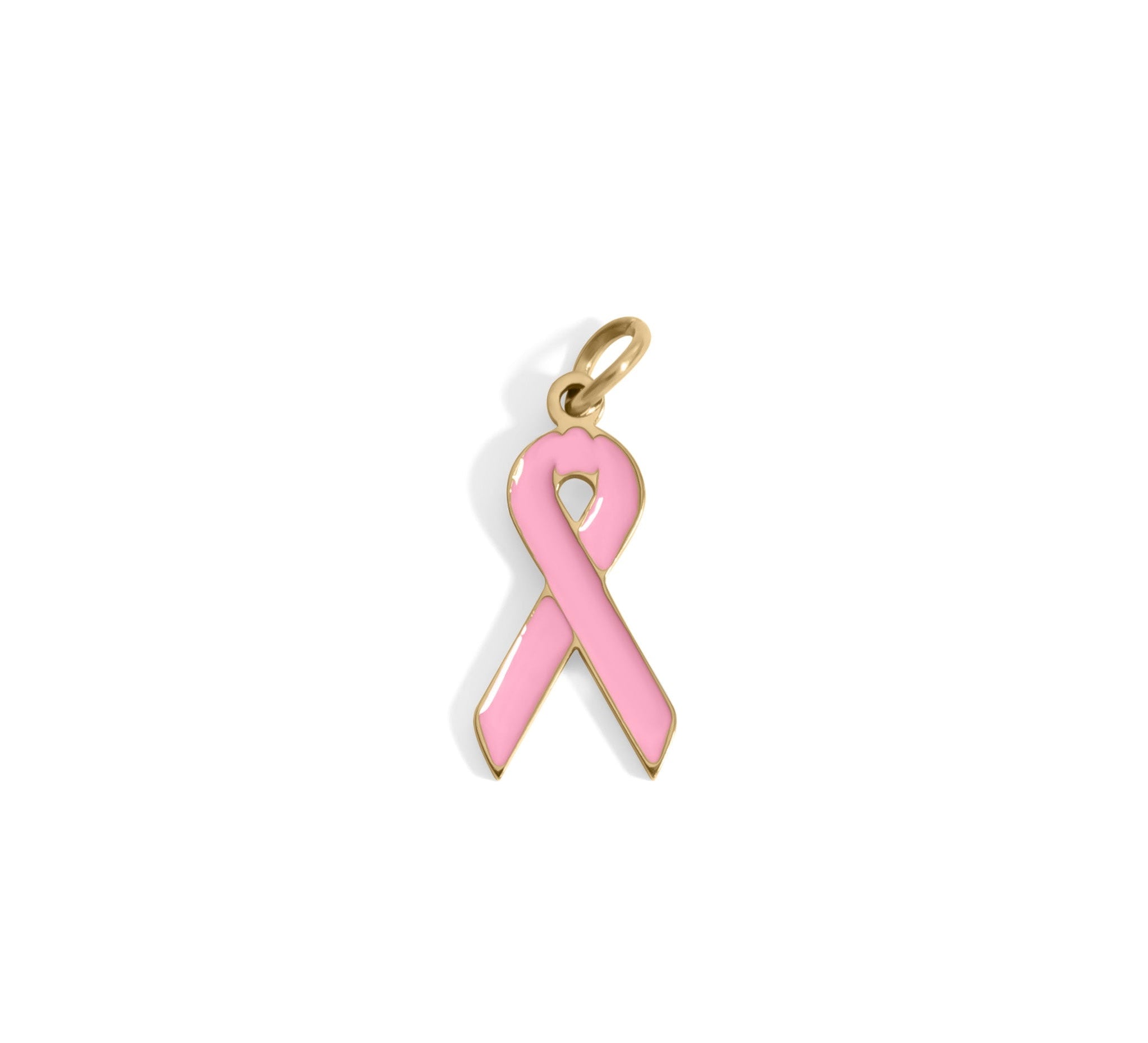 Breast Cancer Awareness Ribbon Charm