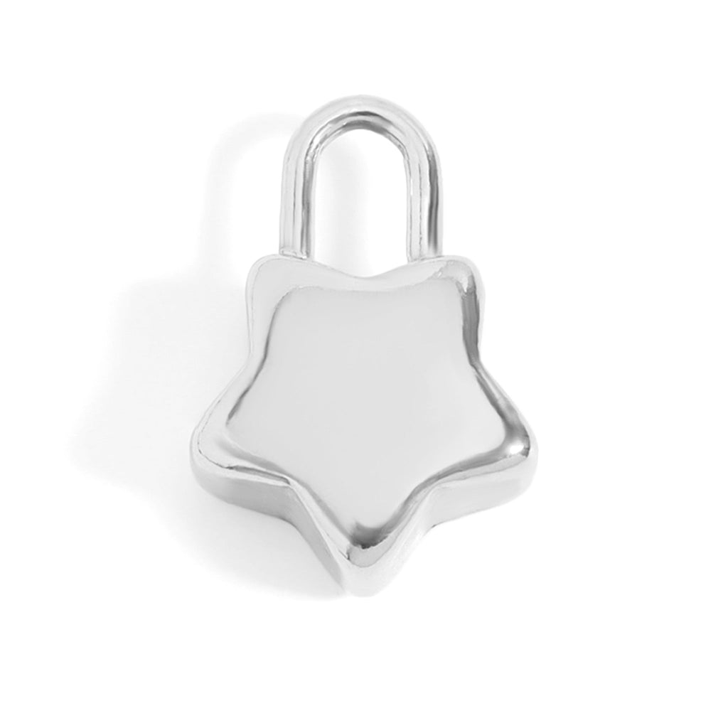 Star Padlock Charm