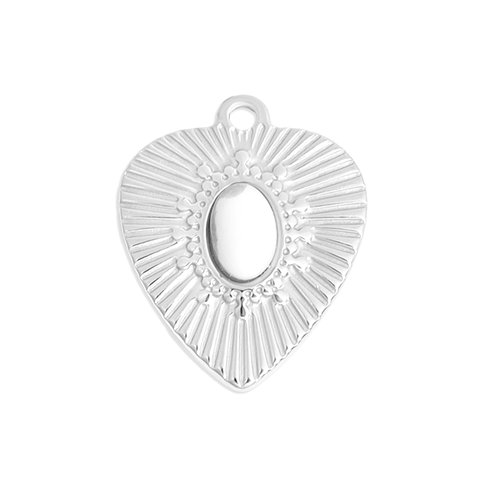 Sunburst Howlite Stone Charm