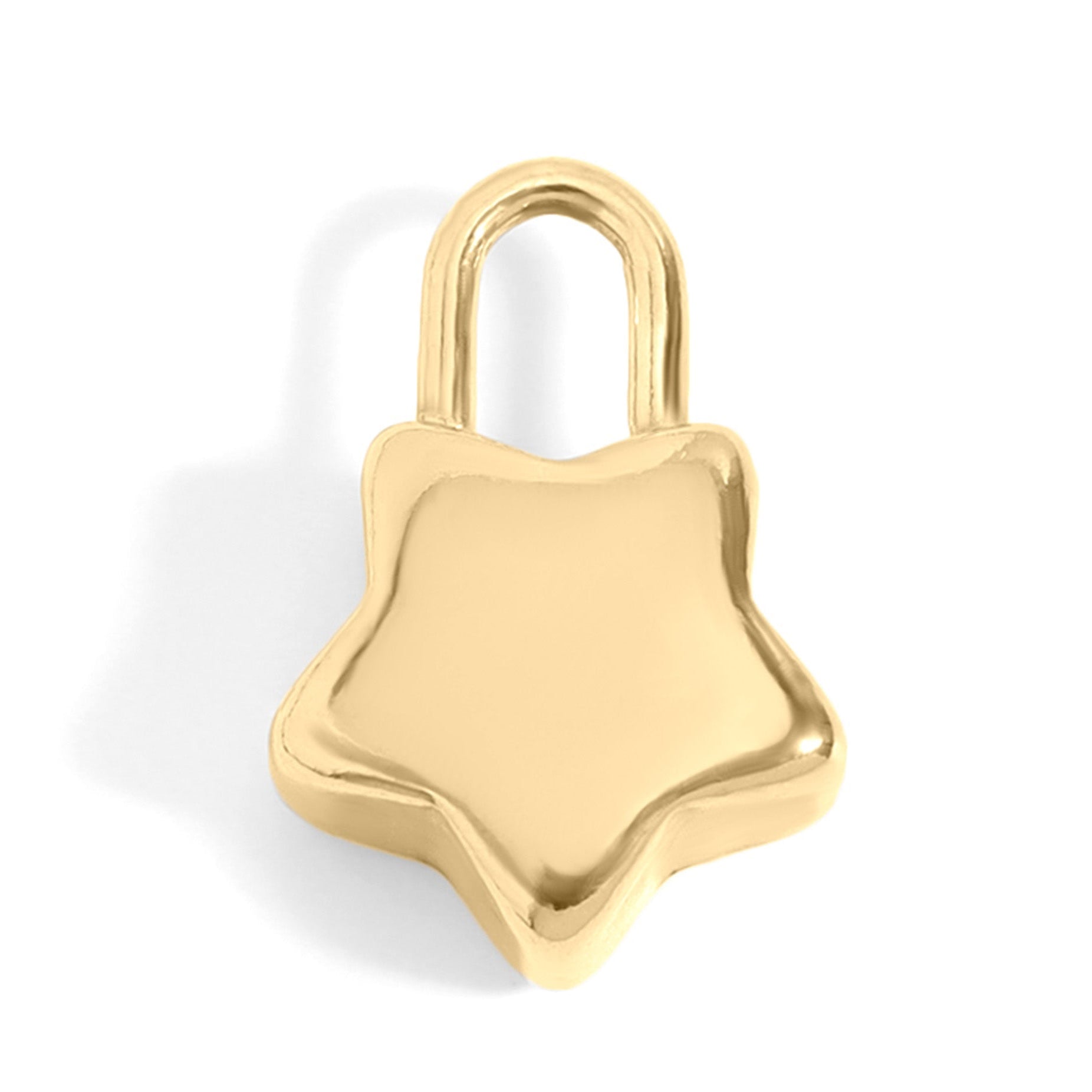 Star Padlock Charm