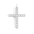 Pearl Cross Charm