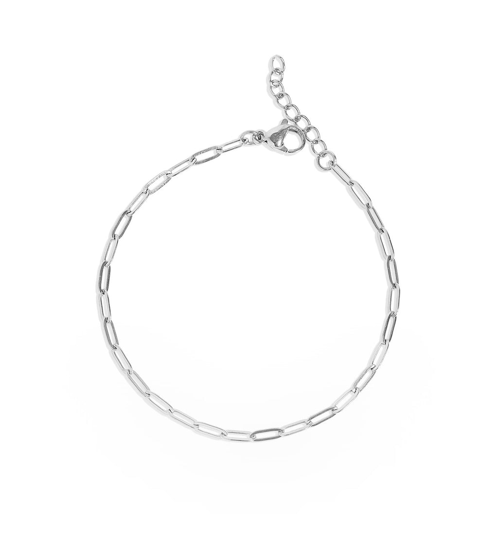 Thin Paperclip Bracelet