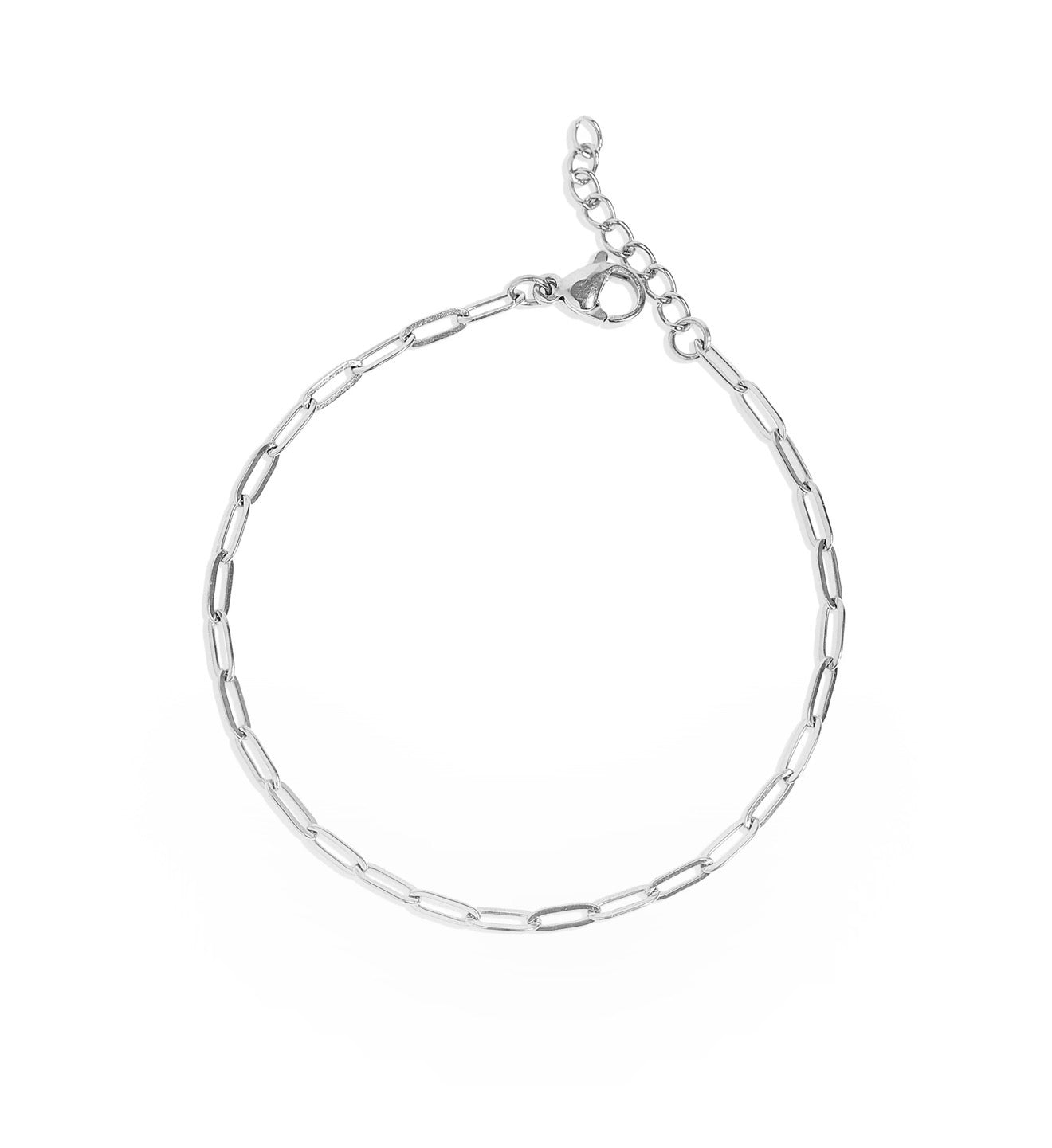 Thin Paperclip Bracelet