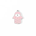 Pink Hasma Hand Charm
