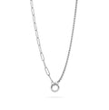 Split Beaded Paperclip Necklace