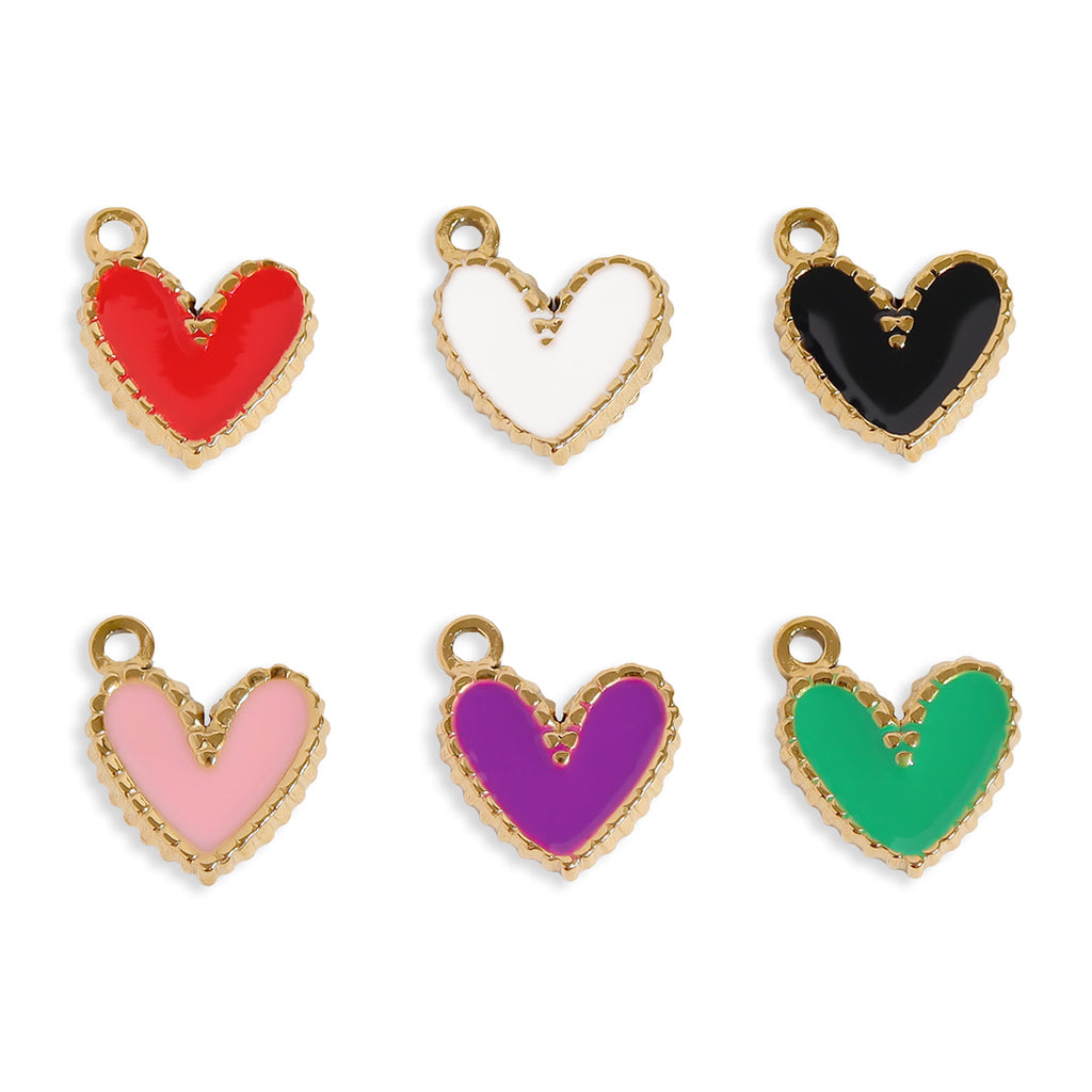 Heart Epoxy Charm