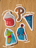 Phillies Hand-painted Stickers!